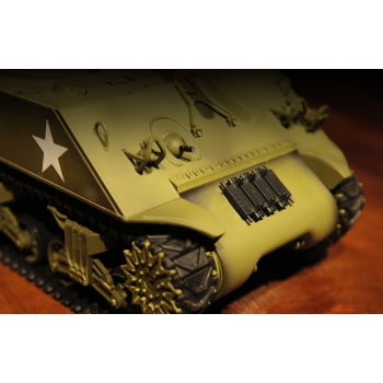 Ferngesteuerter Panzer ASG/IR/Sound/Rauch 1:16 U.S.Medium Tank M4A3 Sherman RTR 2,4Ghz - Heng Long 3898-1U (PRO2)